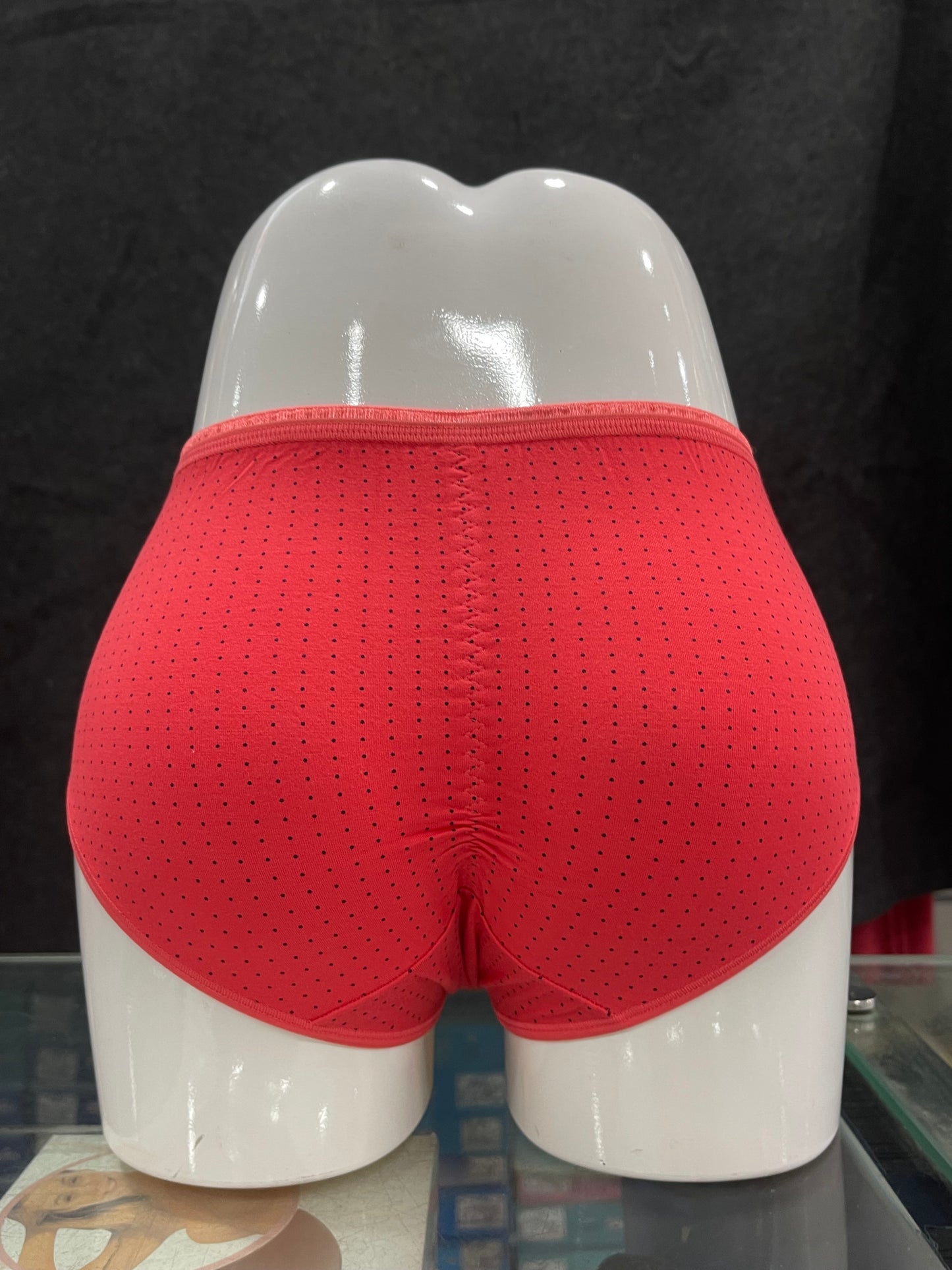 COTTON PANTY - PRINTED - FULL COVERAGE - COMFORTABLE - RED COLOUR