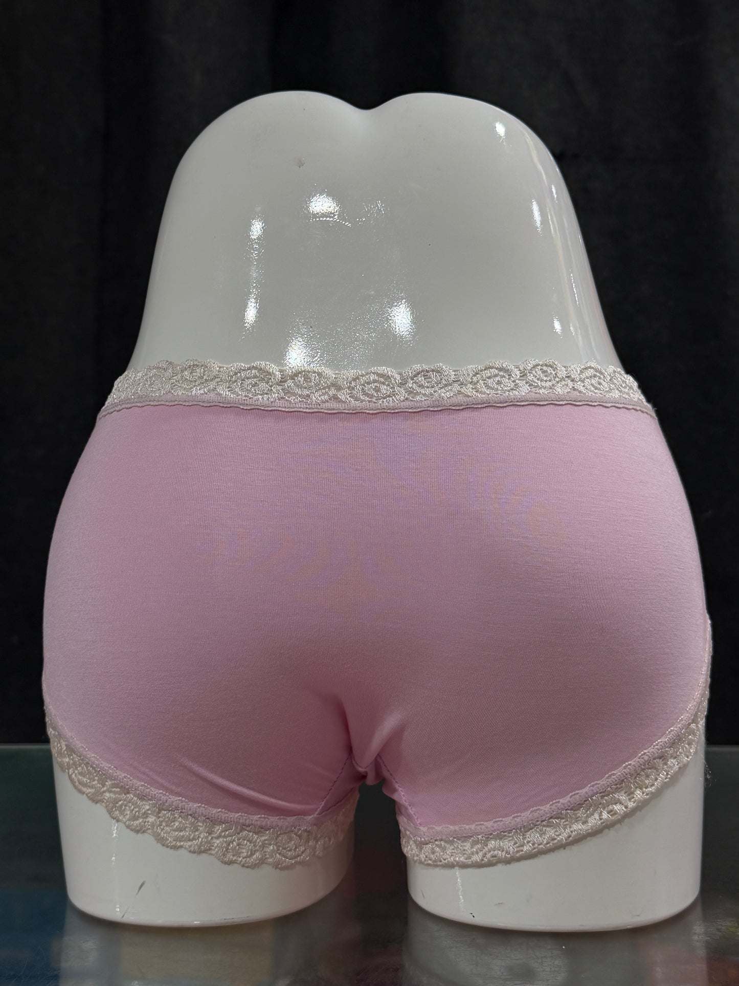 NETTED PANTY - MODAL FABRIC - COLOUR PINK