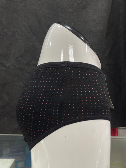 COTTON PANTY - PRINTED - FULL COVERAGE - COMFORTABLE - BLACK COLOUR
