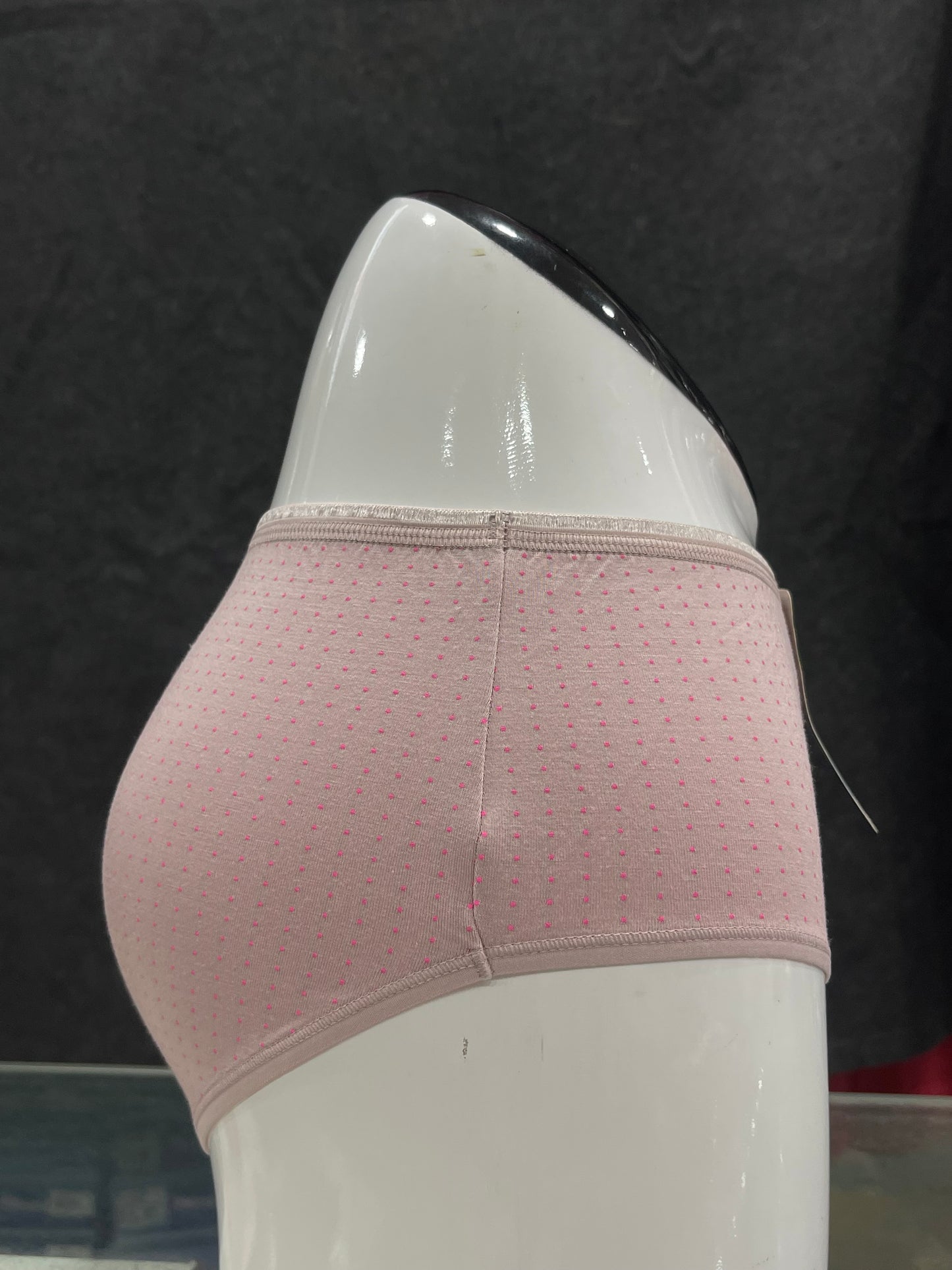 COTTON PANTY - PRINTED - FULL COVERAGE - COMFORTABLE - PEACH COLOUR