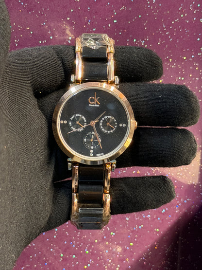 CK - LADIES WATCH - BLACK CHORONOGRAPH