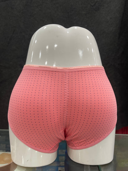 COTTON PANTY - PRINTED - FULL COVERAGE - COMFORTABLE - HOT PINK COLOUR