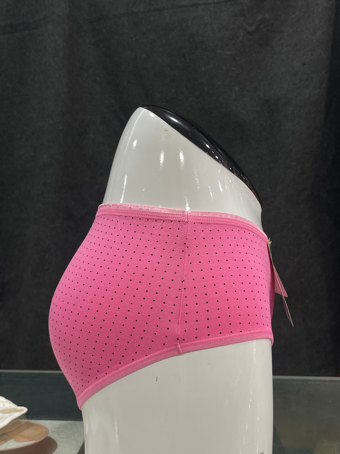 COTTON PANTY - PRINTED - FULL COVERAGE - COMFORTABLE - PINK COLOUR
