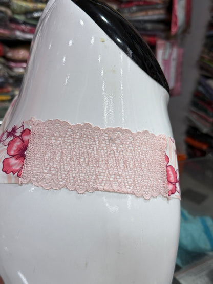 NETTED PANTY - THONG - SIDE LACE - TRANSY - VERY COMFY - MODAL FABRIC - PRINTED