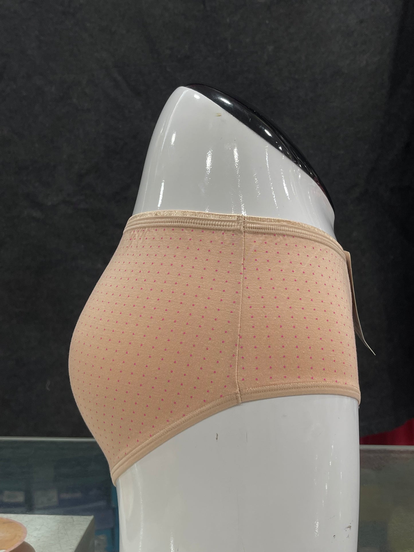 COTTON PANTY - PRINTED - FULL COVERAGE - COMFORTABLE - NUDE COLOUR