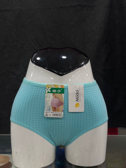 COTTON PANTY - PRINTED - FULL COVERAGE - COMFORTABLE - SKY BLUE COLOUR