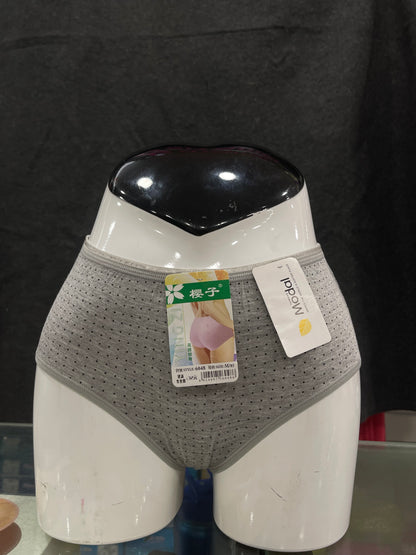 COTTON PANTY - PRINTED - FULL COVERAGE - COMFORTABLE - GREY COLOUR