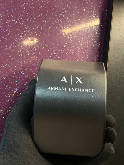 ARMANI EXCHANGE - MEN'S WATCH - CHRONOGRAPH - SILVER CHAIN WITH WHITE DIAL