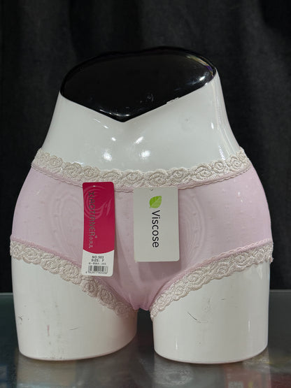 NETTED PANTY - MODAL FABRIC - COLOUR PINK