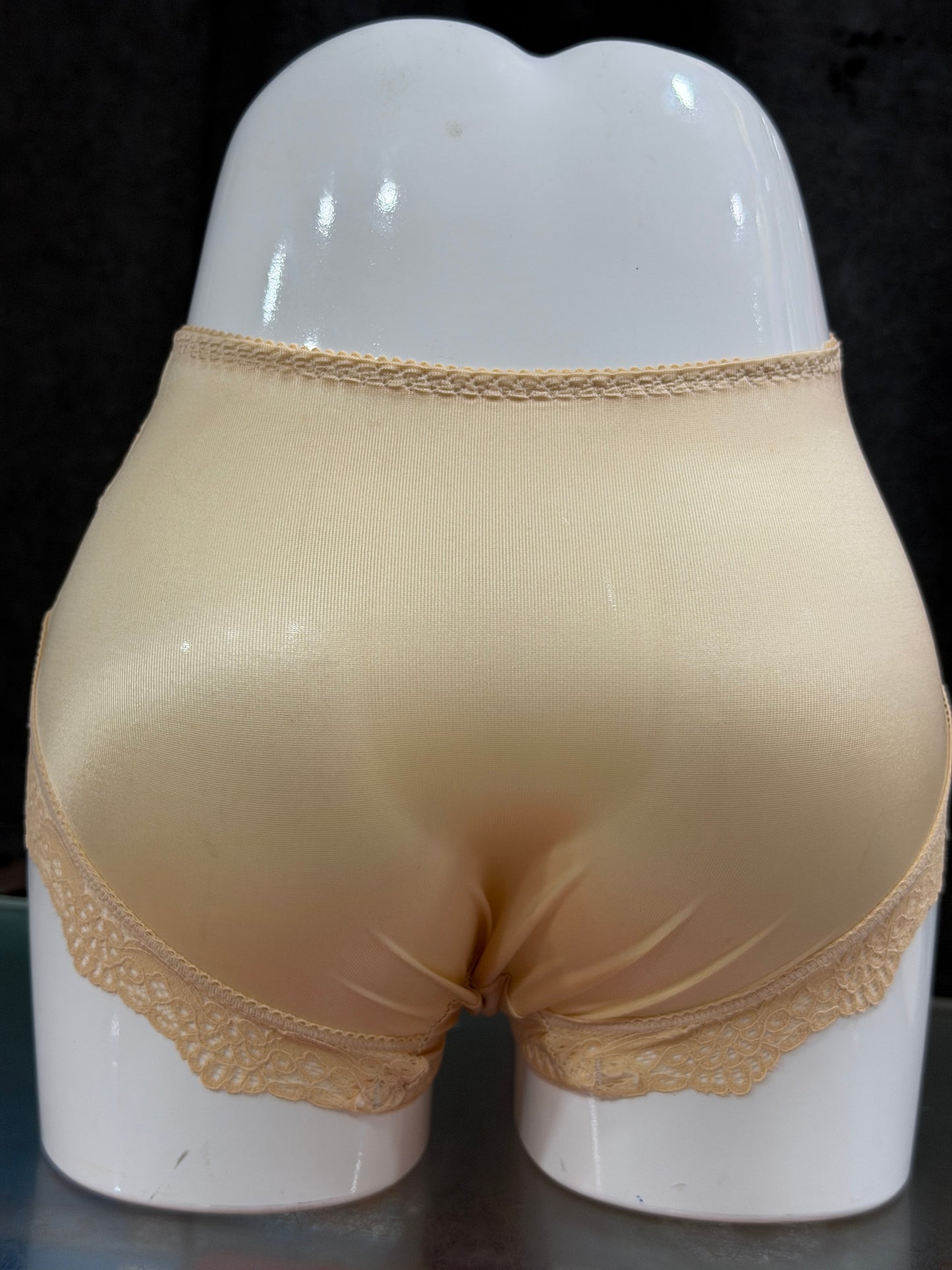 NETTED PANTY - TUMMY TUCKER - FABRIC SATIN - SKIN COLOUR