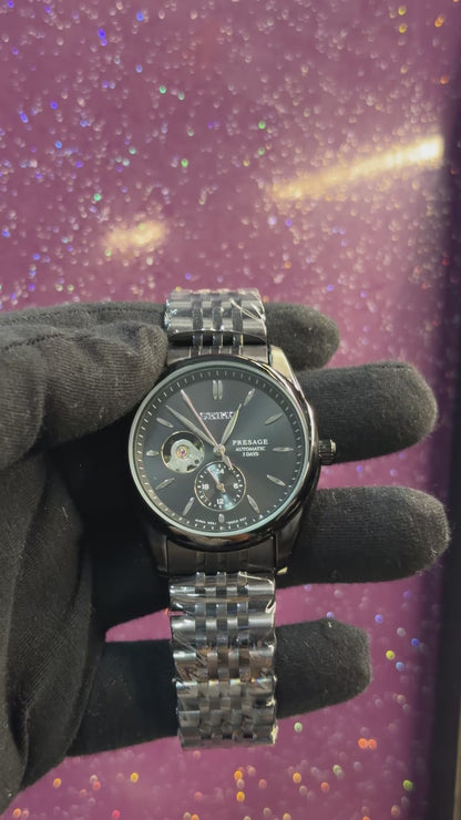 SEIKO - MEN'S WATCH - AUTOMATIC - BLACK COLOUR - LIMITED EDITION